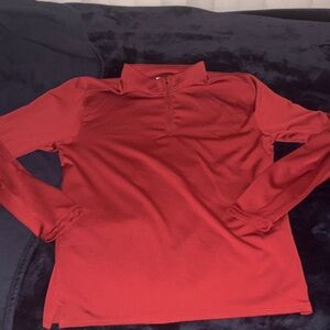 Under Armour Red Men’s Quarter-Zip Performance Sweater